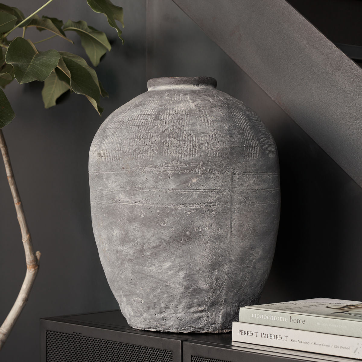 Rustic Concrete Vase