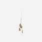 Mistletoe Ornament - Brass