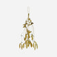 Mistletoe Ornament, Brass finish