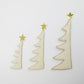 Tree Decoration, Ivory (set of 3)