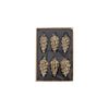 Forest Pinecone Bauble - Champagne - (set of 6)