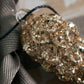 Forest Pinecone Bauble - Gold - (set of 6)