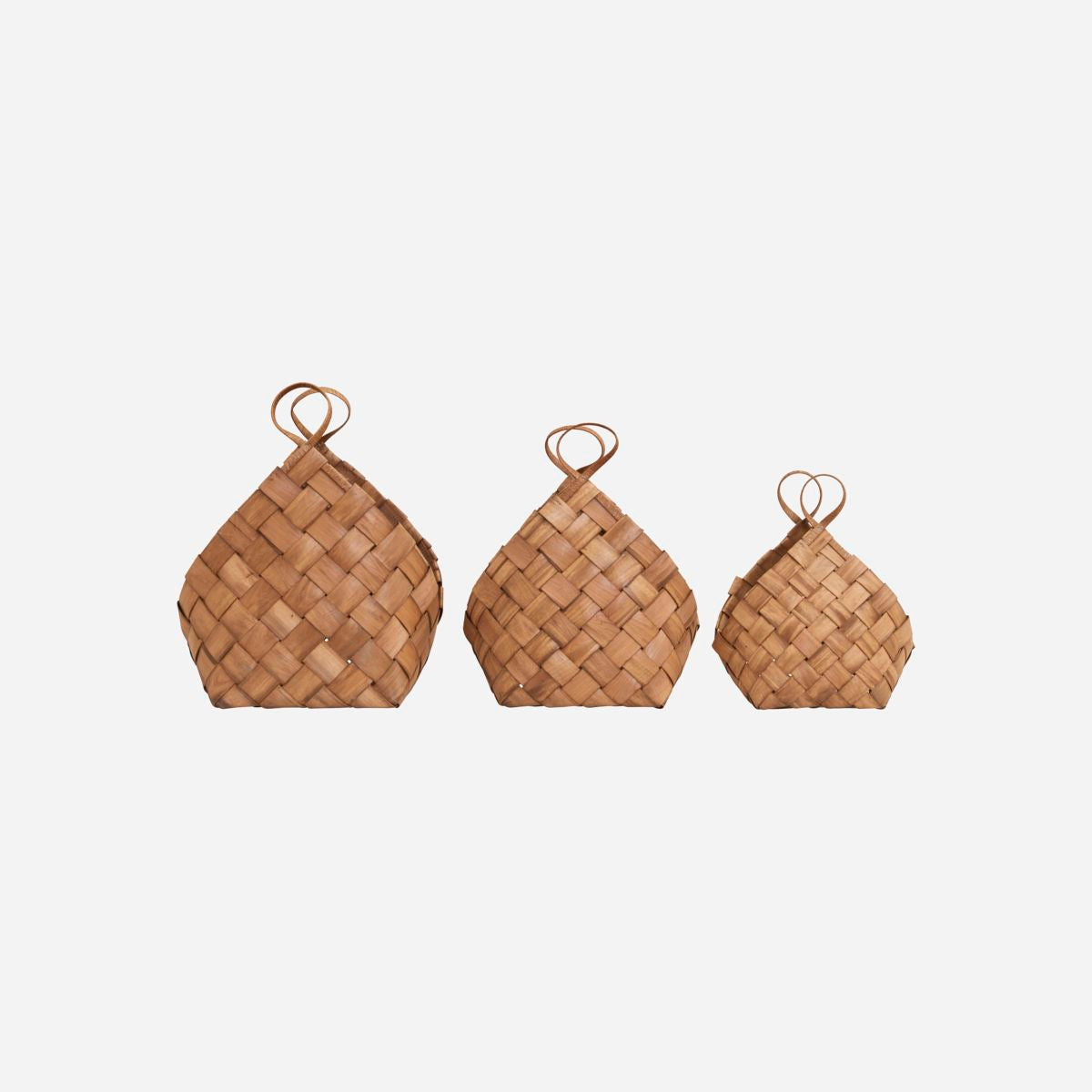 Conical Baskets - Set of 3